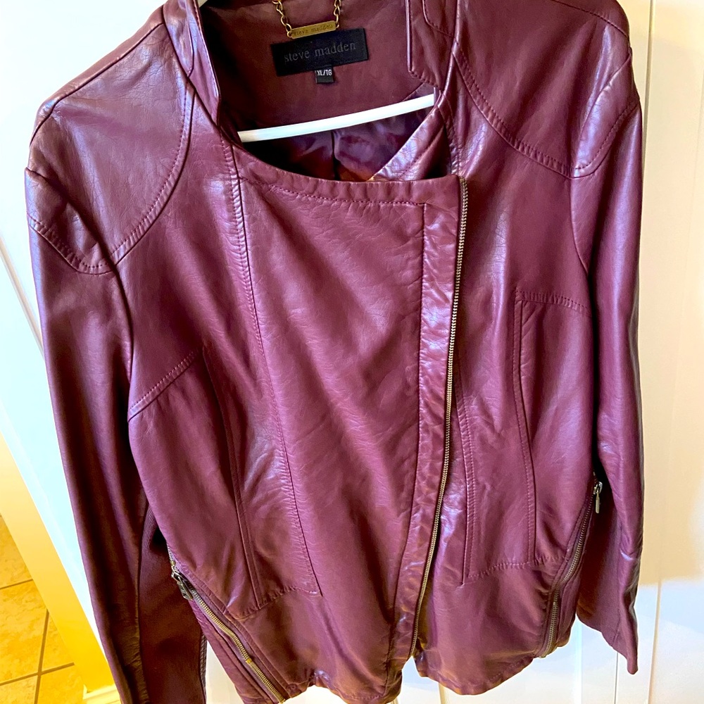 Steve Madden pleather jacket